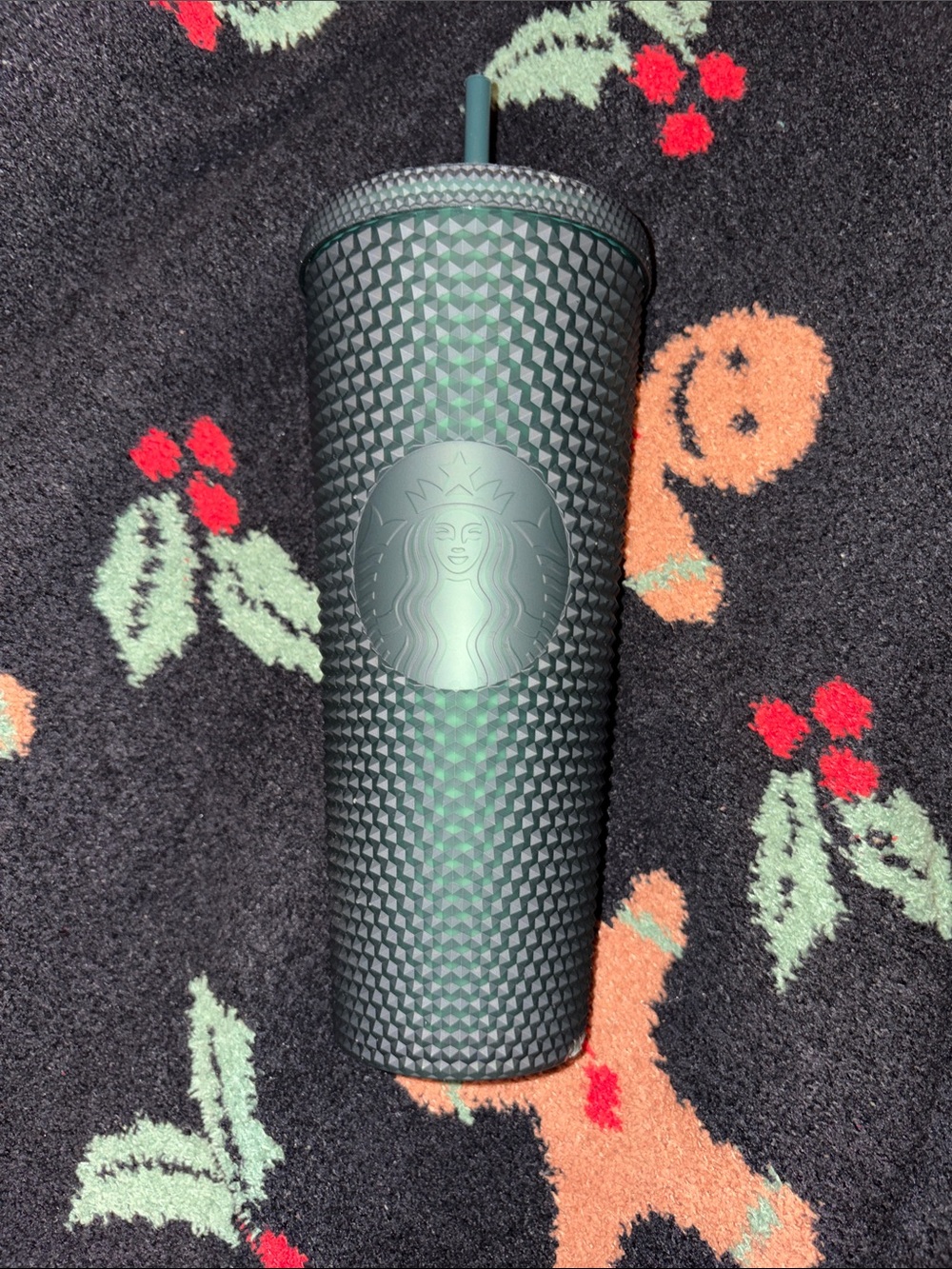 Starbucks Matte Studded Tumbler in Forest Green
